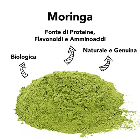 Moringa in polvere biologica