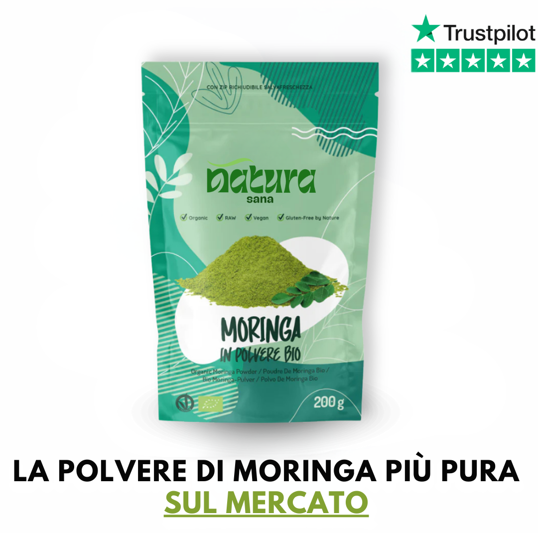 Moringa in polvere biologica